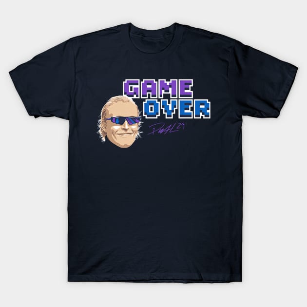 Patrik Laine Game Over T-Shirt by stevenmsparks